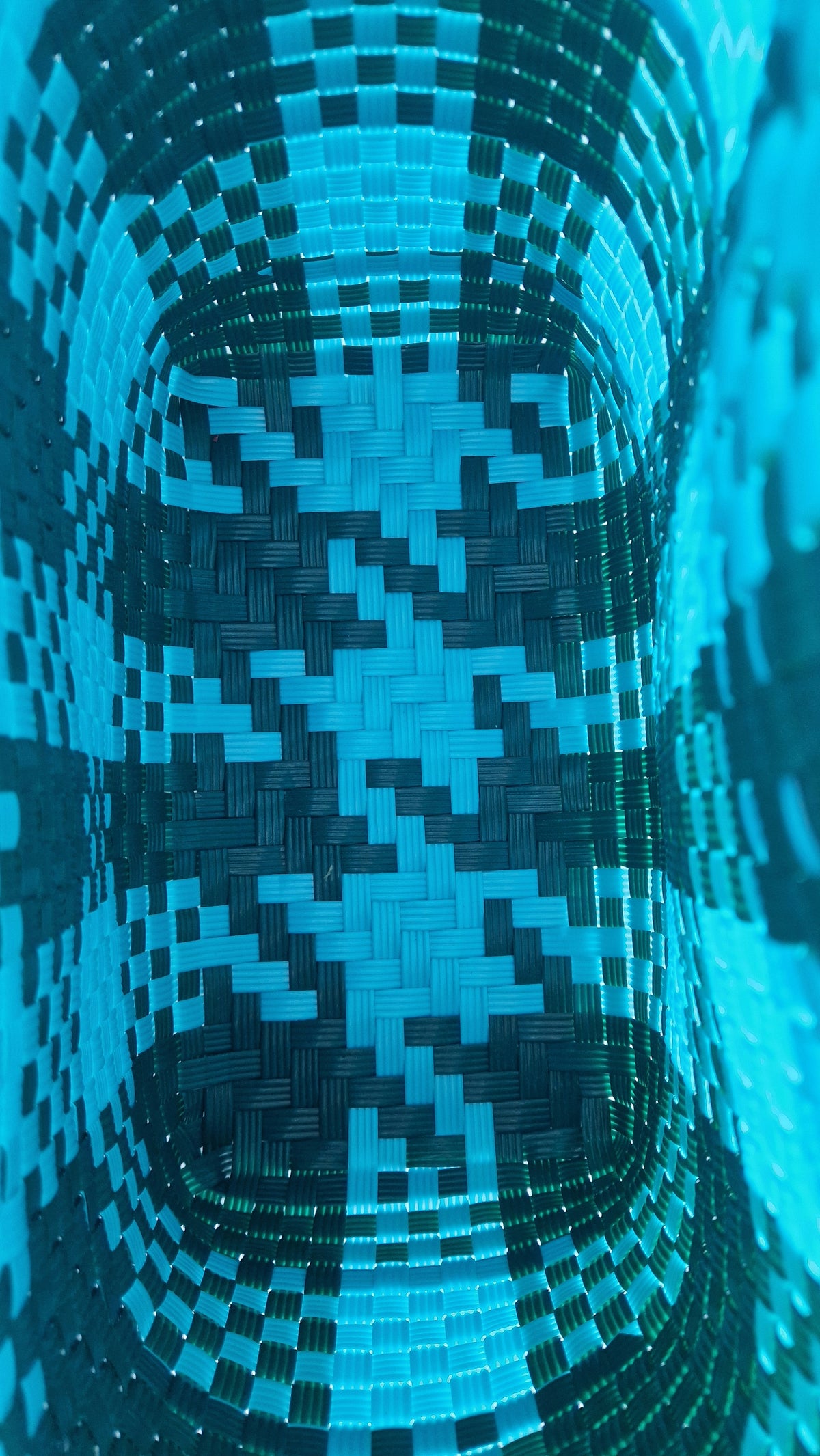 Alma Extra Grande Plaid Ocean Green