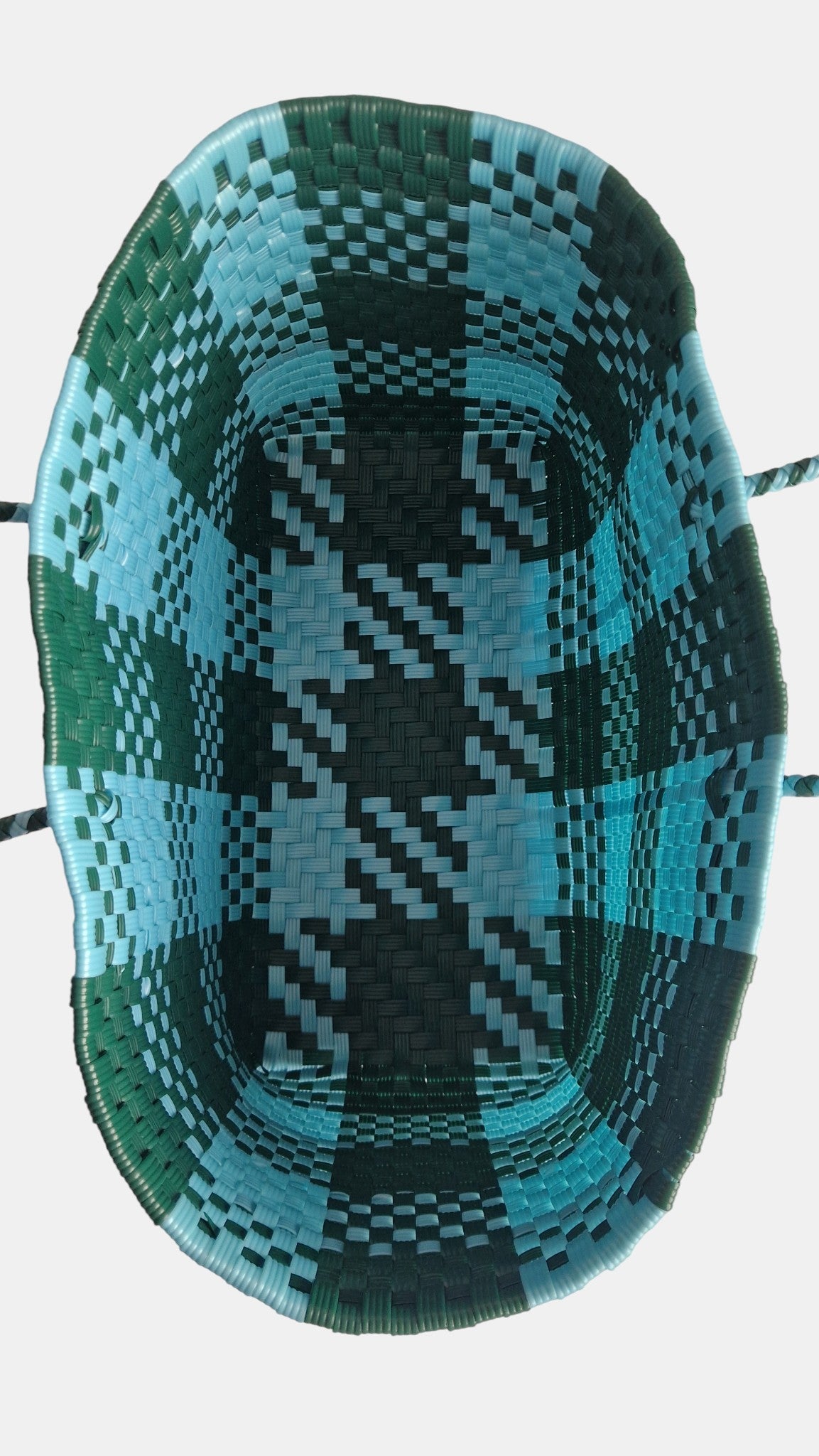 Alma Mediana Plaid Ocean Green