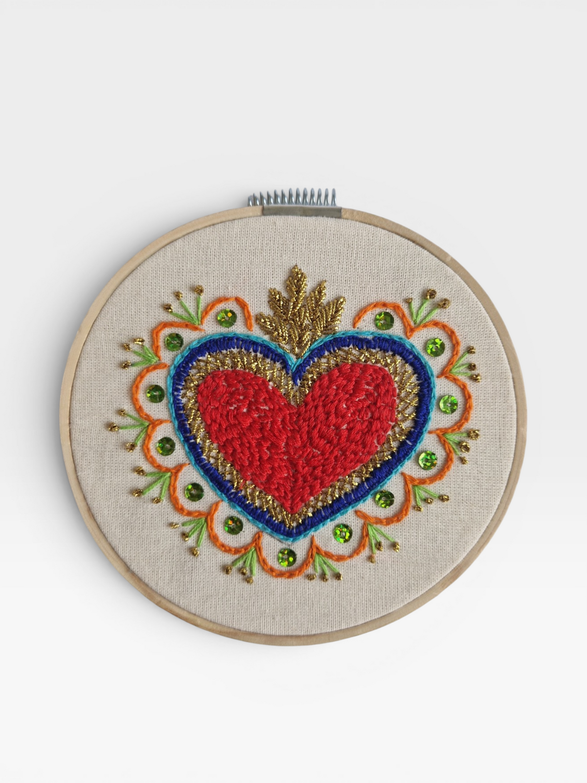 Kotty Embroidery Art Bild - Milagrito Mexicano