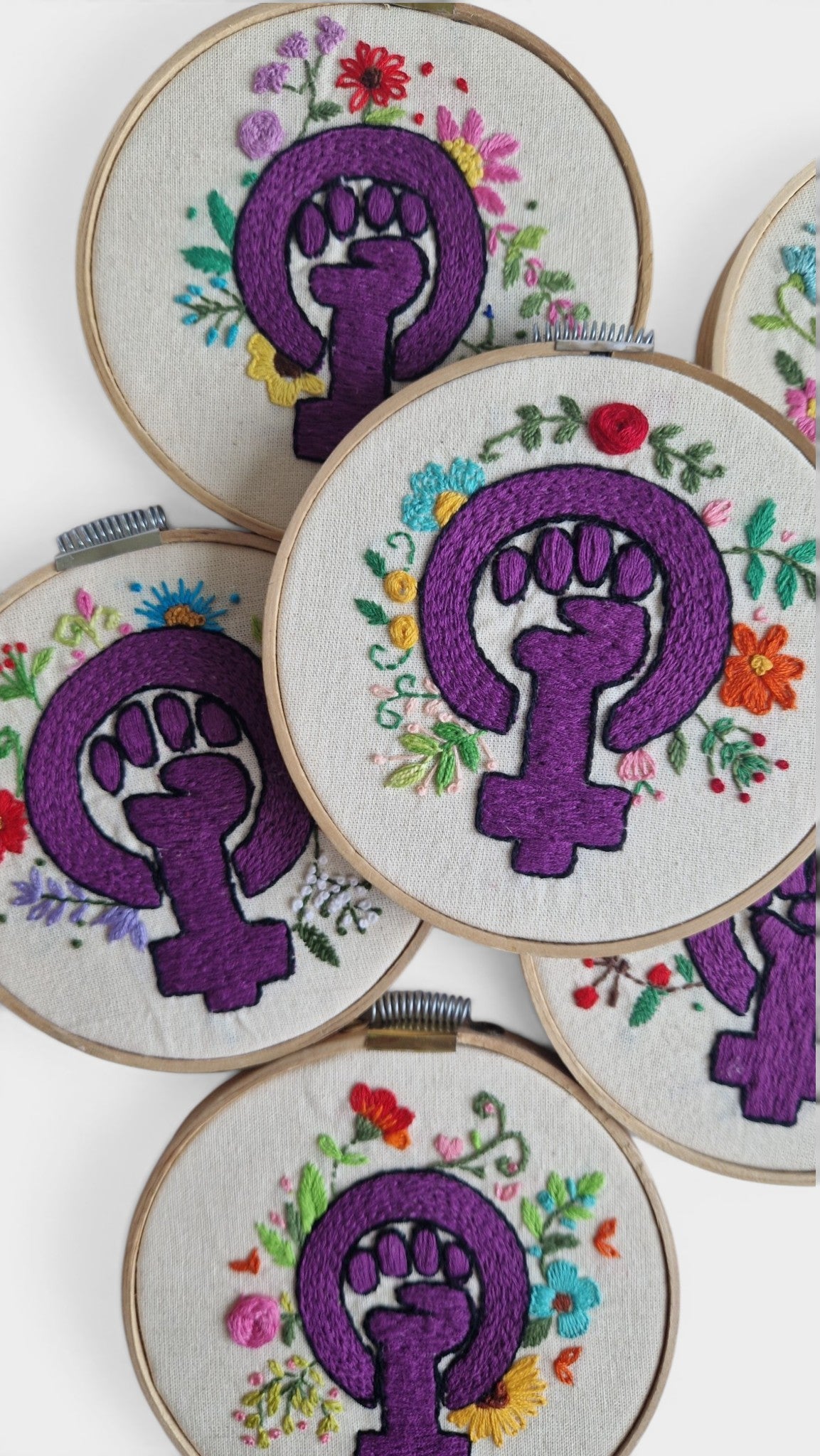 Kotty Embroidery Art Image - Colectiva Feminista