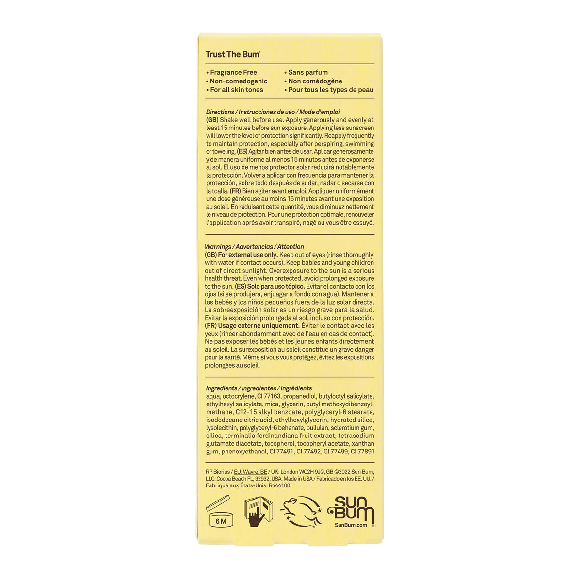 Sun Bum Original Glow SPF 30 Sunscreen Face Lotion