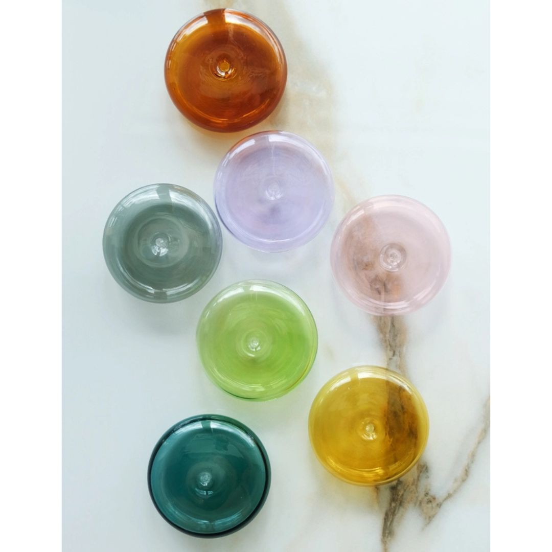 Räucherstäbchenhalter Bubble - mundgeblasenes Glas Smoke