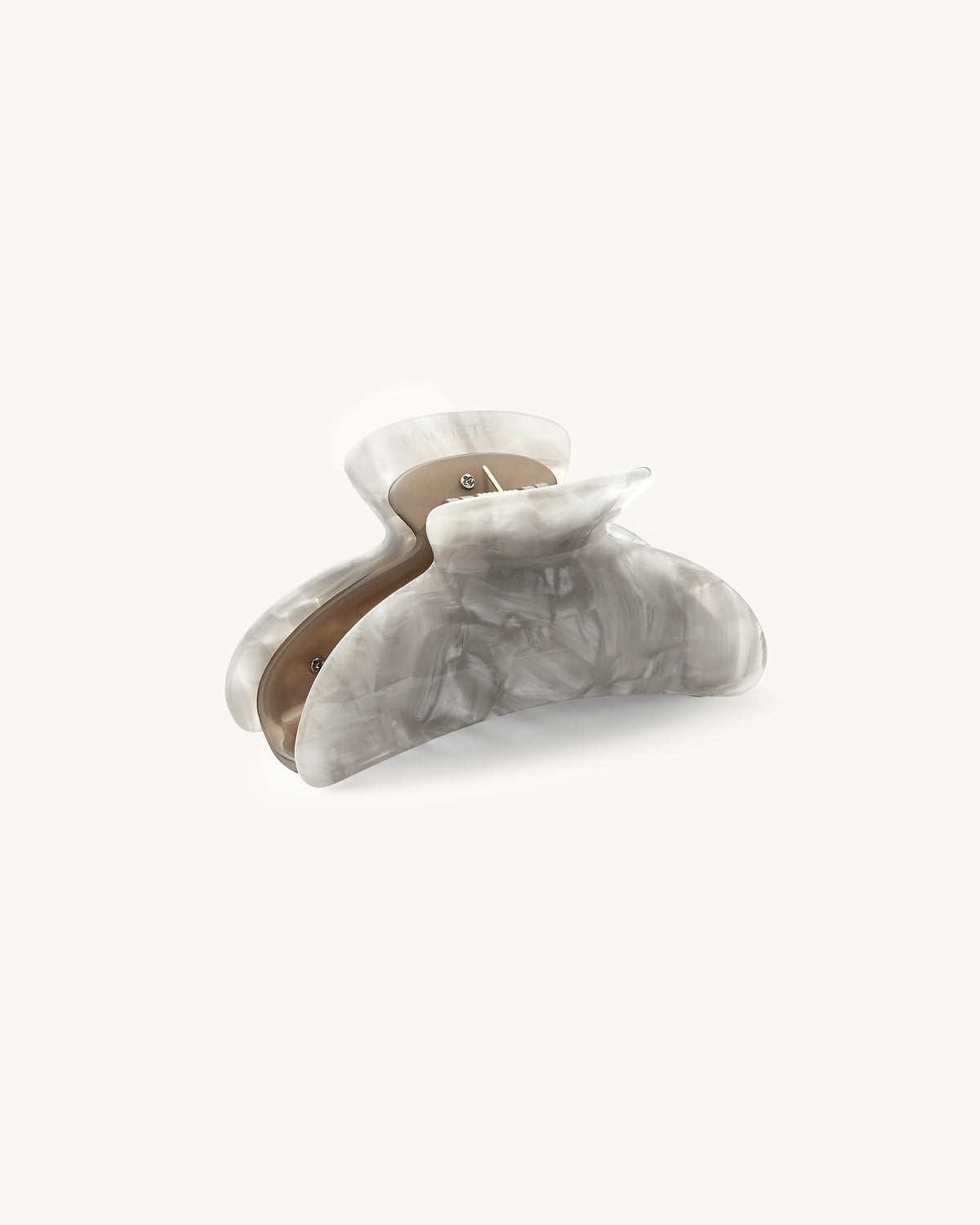 Hair Claw - Machete Grande Heirloom Claw Grey Shell