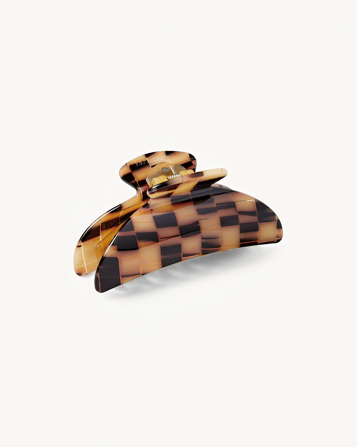 Pince à cheveux - Machete Midi Heirloom Claw Blonde Checker