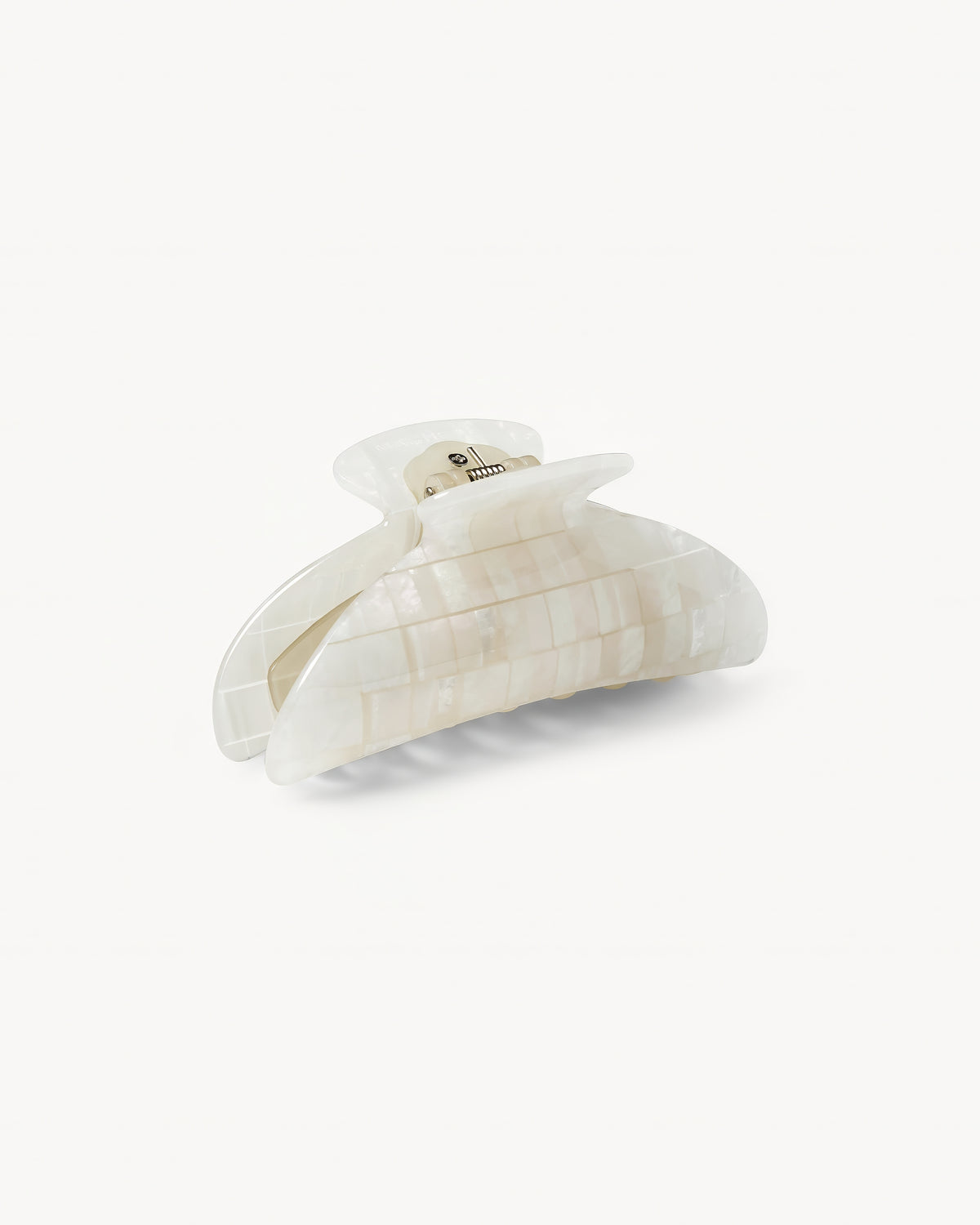 Haarklammer - Machete Midi Heirloom Opalite Shell Checker
