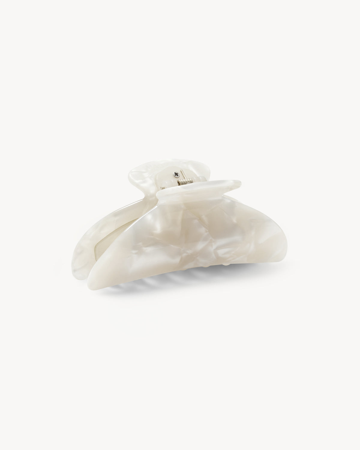 Hair Claw - Machete Midi Heirloom White Shell