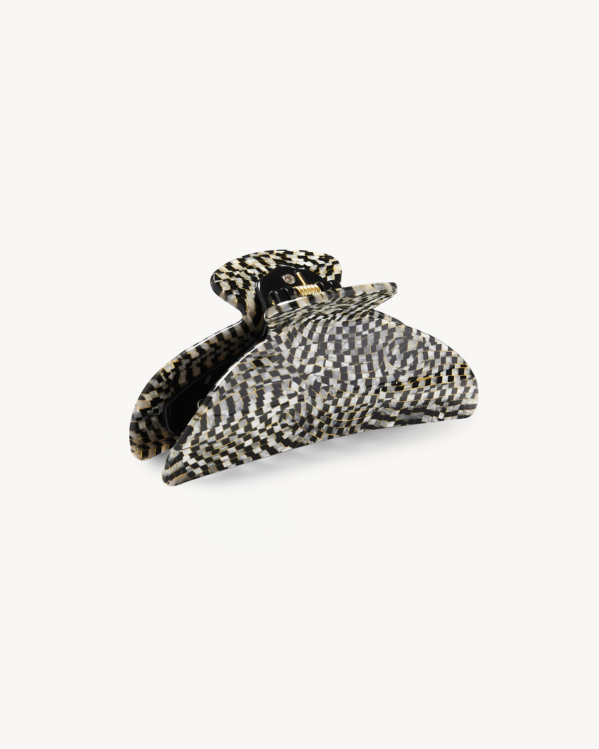 Hair Clip - Machete Midi Heirloom Pearl Noir