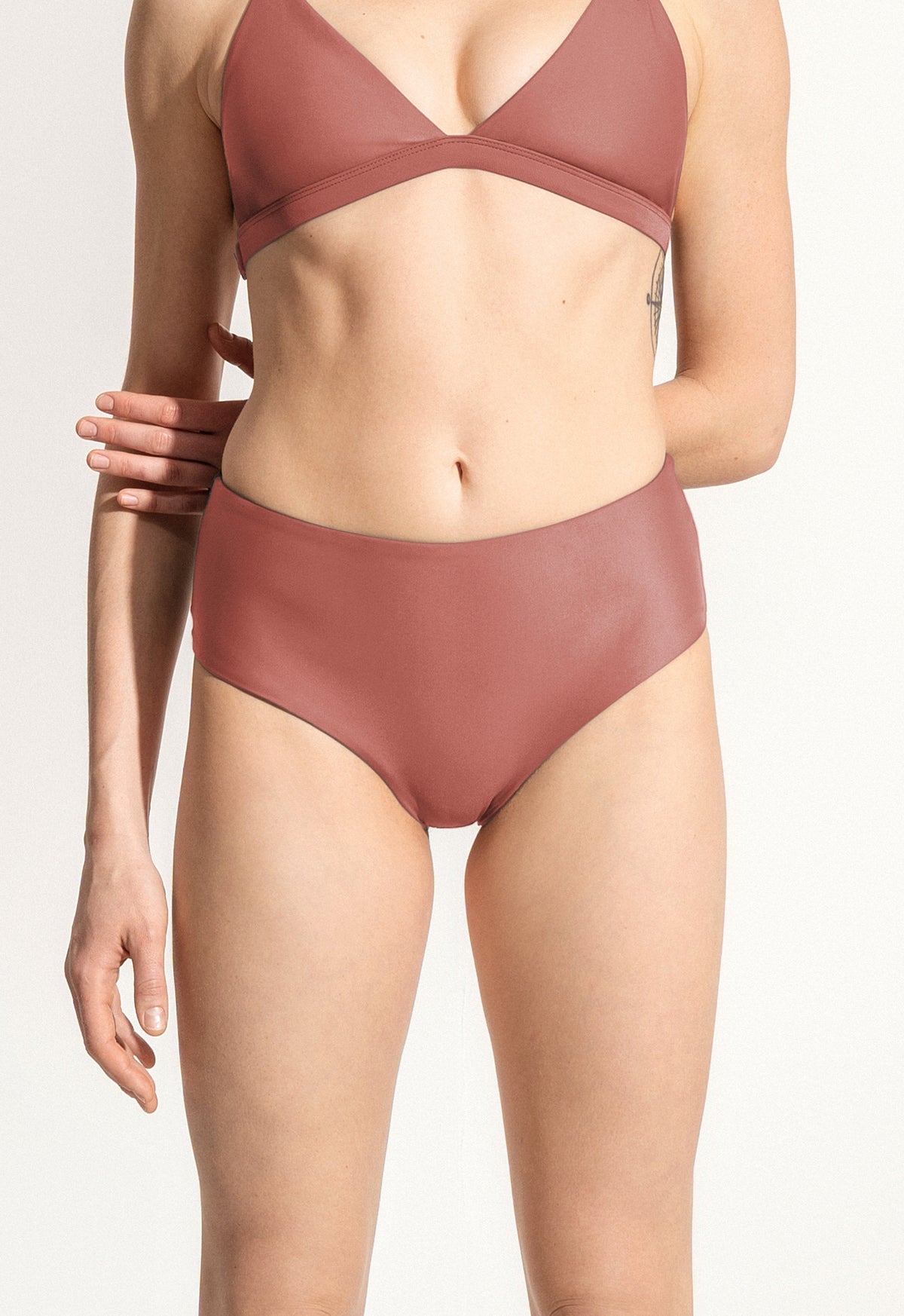 Surf Bikini Hose „Fugu“ in Lehmrot