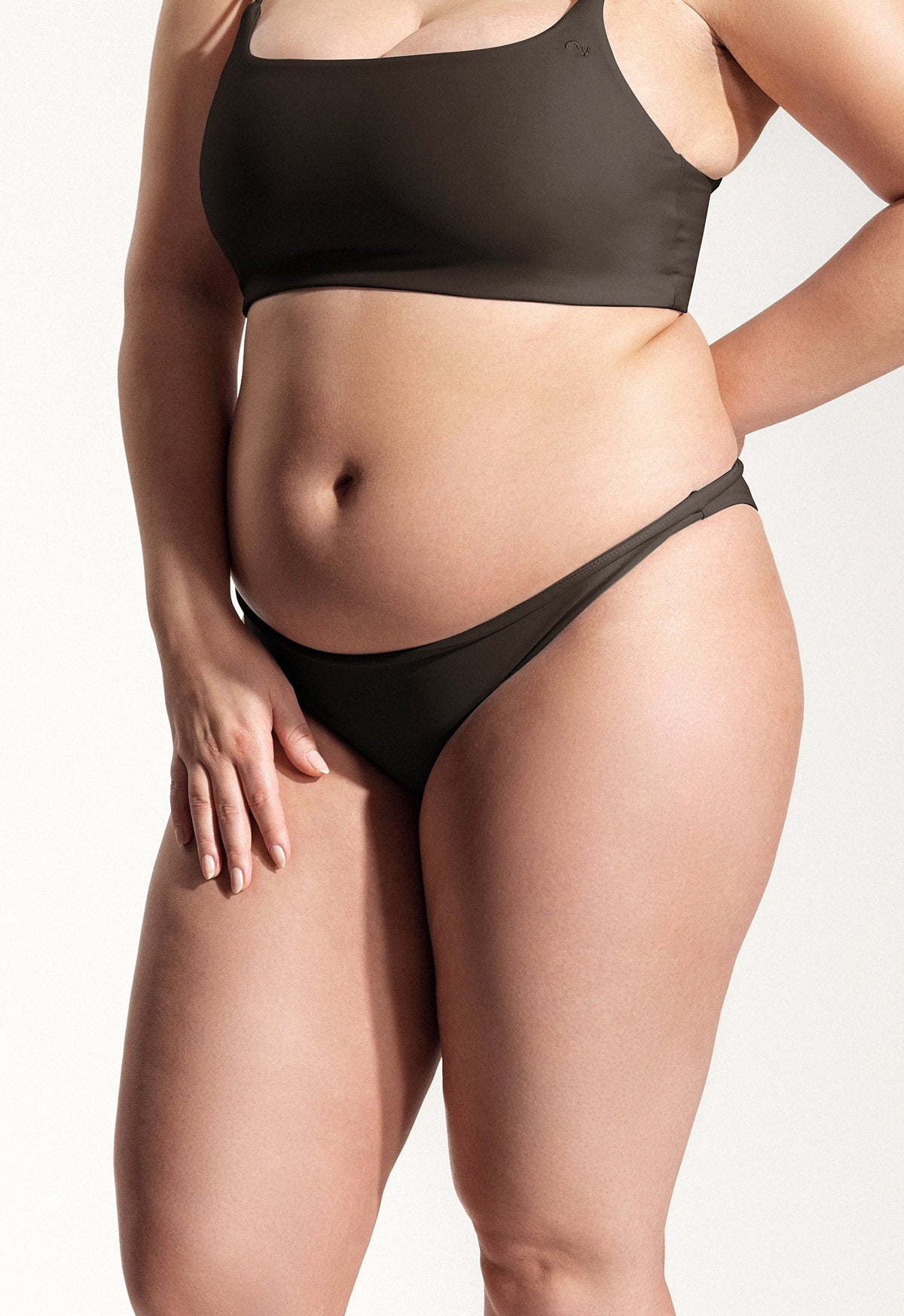 Surf Bikini Hose „Mako“ in Dunkelbraun