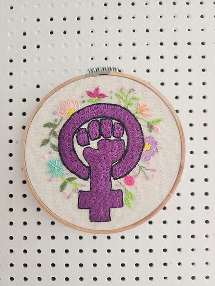 Kotty Embroidery Art Image - Colectiva Feminista