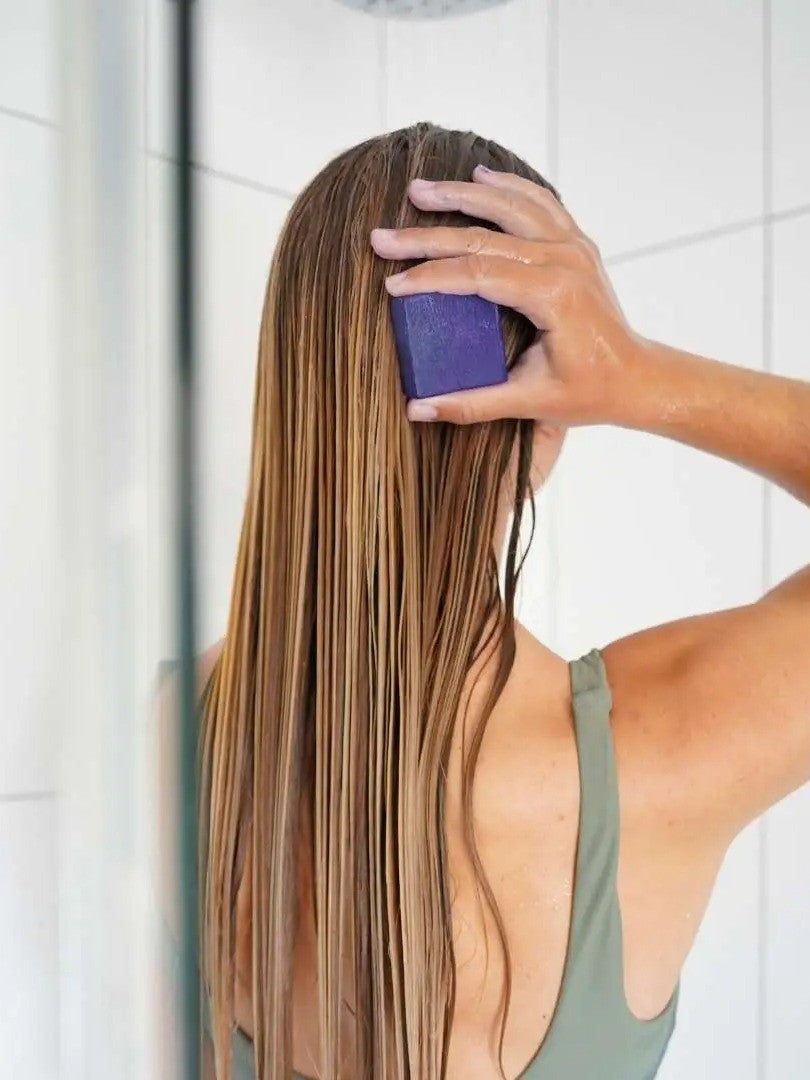 Festes Shampoo & Conditioner Set Colour Correction Purple - Hellblondes & Graues Haar