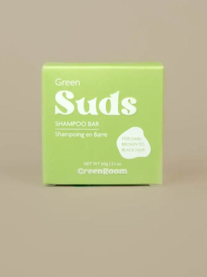 Festes Shampoo & Conditioner Set Colour Correction Green - Dunkelbraunes & Schwarzes Haar