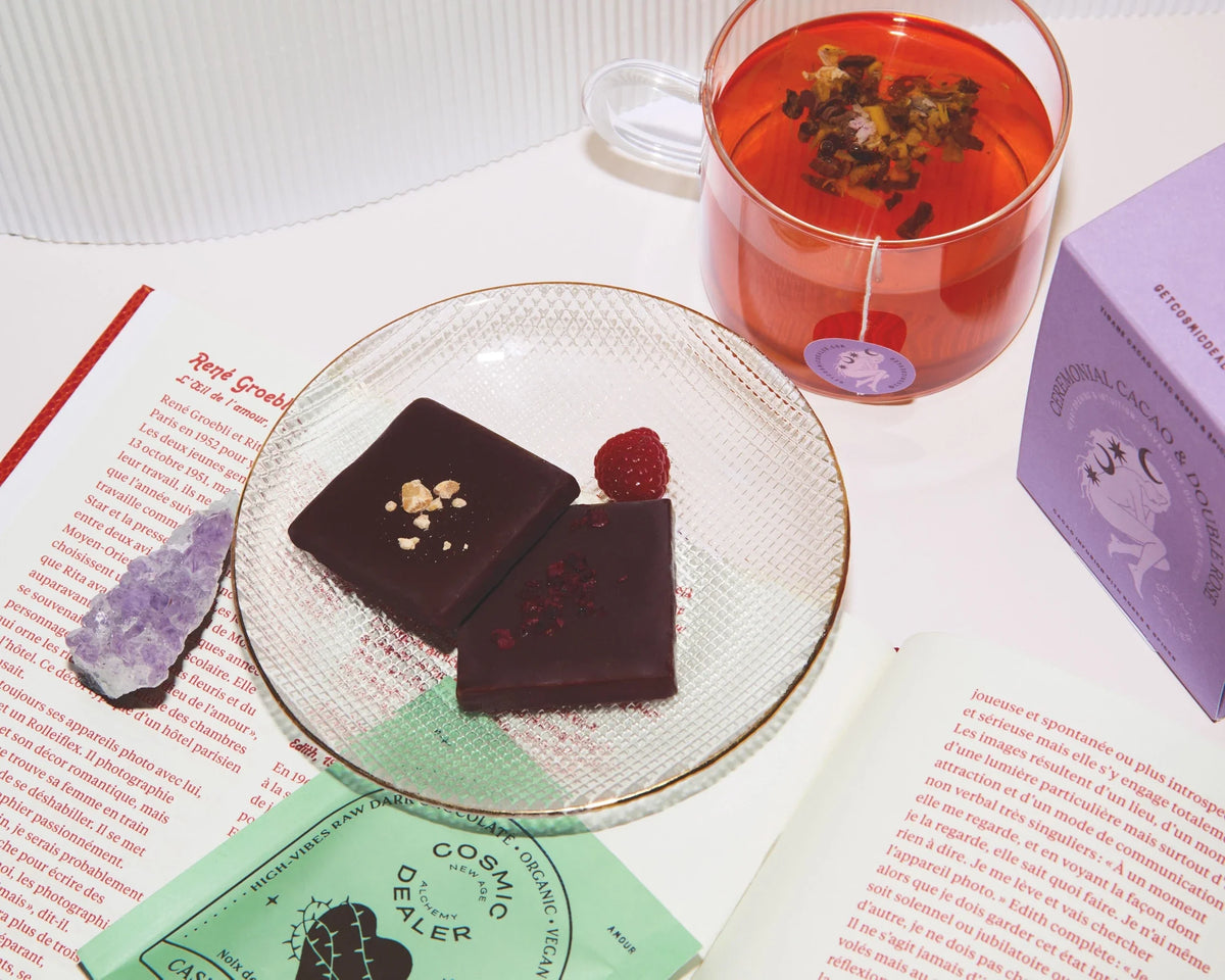 Sachets de thé Cacao Cérémoniel & Double Rose