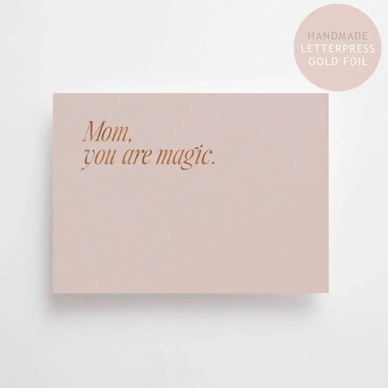 Postcard - Mom You Are Magic - Gold Edition